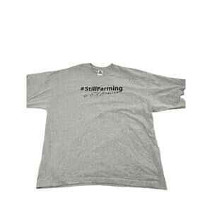 Headline: VTG Style #StillFarming Feeding America Tee | Bayside Made in USA 3XL